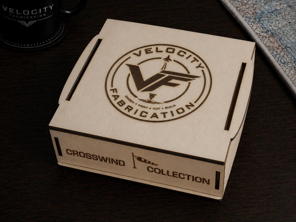 Light Aircraft Instrument Coasters - 7 Pack "The Crosswind Collection" __etsy:8137282066